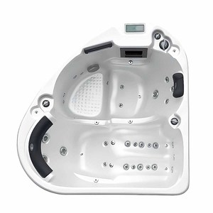 อ่างน้ำวนนวดสปา2คนอ่างอาบน้ำร้อนสันหลังยาวกลางแจ้งอ่างน้ำวน - Product Image 6