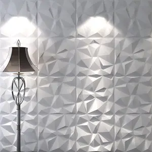 Panneaux muraux 3D en PVC modernes, imperméables et ignifuges avec design <span class=keywords><strong>graphique</strong></span> pour la décoration intérieure commerciale et domestique - Product Image 1