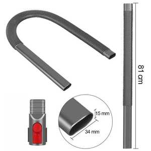 Manguera para aspiradora compatible con V7 V8 V10 V11 V12 V15 para uso doméstico, plástico gris, gran compatibilidad - Product Image 5