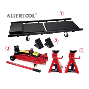 Kit combinado de 2 toneladas-Trolley <span class=keywords><strong>Jack</strong></span> Stand Creeper Set, Heavy Duty Floor Jacks para coche, camión, SUV, Auto Lifting - Quick Lift - Product Image 1