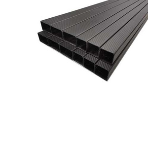 Tubo cuadrado de fibra de carbono de alta resistencia con patrón circular para equipos deportivos y decoración de paredes decorativas - Product Image 6