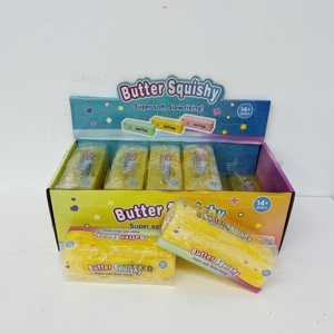 ของเล่นบัตเตอร์สควิชชี่ขนาด 4 ออนซ์ จากคลังสินค้าสหรัฐอเมริกา บรรจุเจลลี่ปิโตรเลียมวาสลีน ไม่เด้งกลับ นุ่ม สีเหลือง ของเล่นบัตเตอร์บาร์ บรรเทาความเครียด - Product Image 2