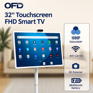 Proveedor Verificado, Televisor Portátil Android de 32 Pulgadas con Soporte Giratorio, Pantalla Inteligente para Sala de Estudio/Cocina - Product Image 4