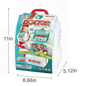 Mini Juego de Juguetes Educativos de Mesa de Operaciones, Set de Juego Médico de Simulación Divertido para Niños, Bolsa de Juguetes de Doctor para Niños - Product Image 4