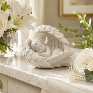Figuras de Ángeles de Resina al por Mayor, Figuras Conmemorativas de Querubines <span class=keywords><strong>para</strong></span> Regalos de Condolencia, Regalos Religiosos al por Mayor - Product Image 1