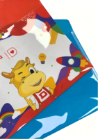 Carpeta de Archivo de Plástico Transparente A4 con Logotipo Impreso Personalizado, Cierre a Presión de PP Reforzado, Organizador de Documentos para Oficina y Escuela