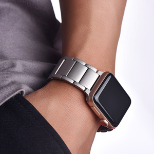 สายโลหะไทเทเนียม Jaetium สำหรับ Apple Watch Ultra 3 2 49 มม. 10 42 มม. 46 มม. สายโลหะหรูหรา - Product Image 6