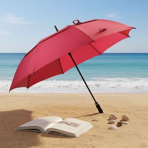 Sale Straight <b>Windproof</b> Double Layer Customized <b>Umbrella</b> for Walking - Product Image 1