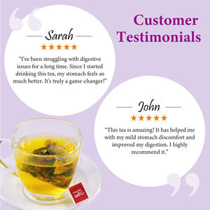 Teh pelangsing <span class=keywords><strong>Herbal</strong></span> organik, kantung teh esslimming <span class=keywords><strong>Herbal</strong></span> organik untuk selera & mangkuk, penguat 20 kantung teh OEM - Product Image 3