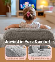 Sherpa 3 en 1 créatif pliable convertible canapés-lits 2026 enfant en bas âge bébé enfants canapé chaise longue Mini canapés pour chambre