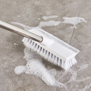 LTT1563 brosse de nettoyage de sol à Long manche 2 en 1 brosse à gratter pour salle de bain, Garage, cuisine, carrelage mural, <span class=keywords><strong>terrasse</strong></span>, épurateur de sol - Product Image 4
