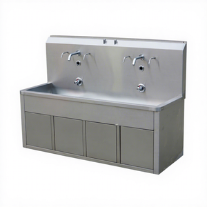 Station de lavage, séchage et désinfection automatique 3-en-1 en acier inoxydable 304 de qualité pharmaceutique pour salles blanches et laboratoires - Product Image 1