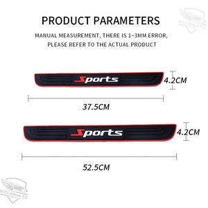 4Pcs PVC Protecteur <span class=keywords><strong>de</strong></span> seuil <span class=keywords><strong>de</strong></span> <span class=keywords><strong>porte</strong></span> <span class=keywords><strong>de</strong></span> voiture Bande anti-rayures Plaque <span class=keywords><strong>de</strong></span> seuil universelle en <span class=keywords><strong>silicone</strong></span> - Product Image 6