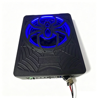 Haut-parleurs de voiture de 10 pouces Active Stereo Pure Bass installés sous le siège Ultra-Thin Subwoofer APP Control Lumière colorée