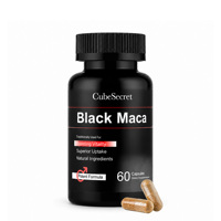 Extrait de racine de Maca noire pour la santé masculine, capsules naturelles de Maca noire, complément alimentaire, fabrication OEM, marque privée