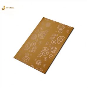 EX135 Stainless Steel Gold <b>Mirror</b> <b>Sheet</b> 201/304/316 Decorative SS <b>Sheets</b> 4x8 Etching Welding Service - Product Image 3