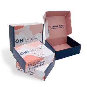Brand Logo Printing Corrugated Mailer Box Custom Amazon Branded Cosmetic Paper Box Kraft Cardboard Shipping Packaging Boxes