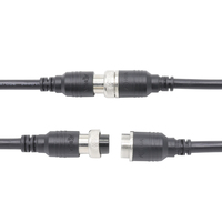 Universal GX M16 2 3 4 5 6 7 8 10 Pin Sistema de cámara de vídeo para coche Cables Conector de aviación Cable moldeado Arnés de cables Led