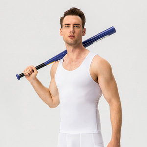 Sports PRO <span class=keywords><strong>Gilet</strong></span> d'entraînement anti-boulochage à séchage rapide pour <span class=keywords><strong>homme</strong></span> en Spandex/Polyester tricoté 180g pour Fitness Running Débardeurs - Product Image 6