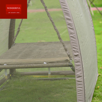 Nouvel arrivage de lit balançoire de loisirs en plein air, gazébo avec moustiquaire, meubles de jardin