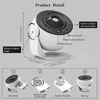 Projecteur Galaxie pour Chambre à Coucher, Projecteur d'Étoiles avec Bouton de Réglage, 13 Disques de Films, Projecteur Planétarium