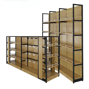 Étagères métalliques et en bois à usage intensif personnalisées pour les épiceries et les dépanneurs Présentoir pour magasins de détail - Product Image 5