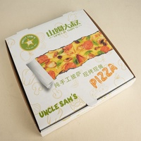 Boîtes d'emballage thermiques pour pizza rectangulaires personnalisées, mini, 8-25 cm, en carton ondulé, avec des matériaux recyclés