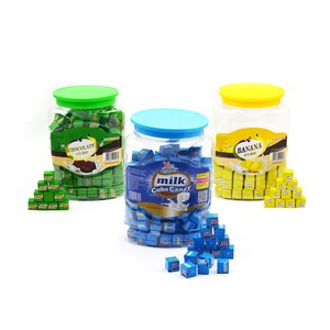 Caramelo Masticable en Cubos de Chocolate con Leche y Plátano OEM - Product Image 1