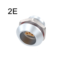 Conector de aviación coaxial multiconductores impermeable IP68, serie E 2E ERA, de acoplamiento a prueba de fallos, con 2-10 pines y detector de defectos
