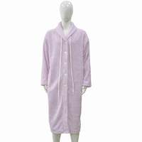 Peignoir pour femmes, peignoir de luxe de haute qualité, 100% coton respirant pour un usage quotidien, peignoir brodé personnalisé pour toutes les saisons