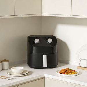 Cuisinière électrique à pression et friteuse à air haute efficacité 1500W 5,5L sans huile, protection contre la surchauffe, revêtement antiadhésif, cuisson rapide, nettoyage facile - Product Image 4
