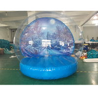 Boules de neige gonflables publicitaires pour enfants et adultes, boule de spectacle de Noël gonflable populaire, tente de fête gonflable