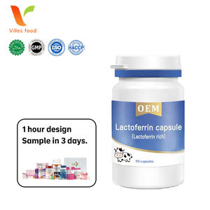 प्रतिरक्षा आयरन पूरक आंतों के स्वास्थ्य एंटीऑक्सीडेशन ओम/ओडम बोवाइन कोलोस्ट्रॉम लैक्टोफेरिन सॉफ्ट कैप्सूल - Product Image 1