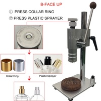 Machine à sertir multifonctionnelle pour le pressage de pompes en plastique et en aluminium pour le capsulage de bouteilles de parfum-pour le sertissage et le scellage