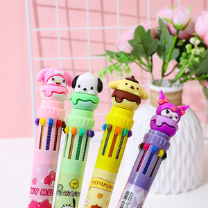 School Stationery Kuromi <strong>Pen</strong>, <strong>10</strong> <strong>Colors</strong> KT Melody Ballpoint <strong>Pen</strong>, Cute KT Kuromi Ballpoint <strong>Pen</strong>