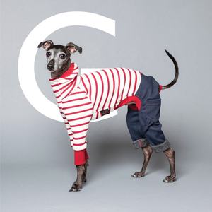 Qiqu पालतू पशुओं की आपूर्ति कस्टम नए डिजाइनर कुत्ते hoodies इतालवी ग्रेहाउंड साल की उम्र Iggy sighthound Rompers Jumpsuit अल्पाइन ऊन - Product Image 4