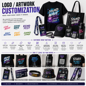 Kit d'encouragement pour festival de musique : Serviette personnalisée, bracelet lumineux, éventail en mousse, autocollants de <span class=keywords><strong>tatouage</strong></span> temporaire en gros - Product Image 4