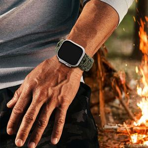 Bracelet de montre en paracorde tressé Baiyuheng, directement de l'usine, pour le sport en plein air, étanche, pour hommes, camping, randonnée - Product Image 4