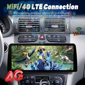 Lecteur vidéo de voiture Android 12,3 pouces, autoradio stéréo pour BENZ Classe C W203 2002-2003 Classe CLK W209, GPS, multimédia, Carplay, autoradio - Product Image 2