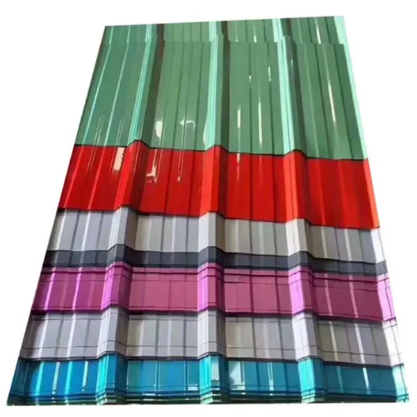 Colorful coated corrugated galvanized roofing sheet Press color steel corrugated pvc roof tile