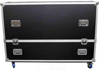 Funda protectora clásica para TV Road para dos televisores/Monitores de 70 \ "-80 \" LED-LCD-Plasma Funda de aluminio resistente