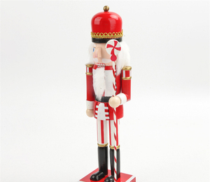 Navidad dekor fındıkkıran süs askerler hediyeler ahşap hediye kutusu ile baston şeker noel fındıkkıran - Product Image 6