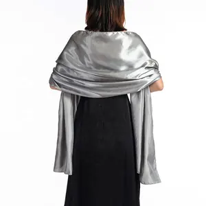 MIO 2024, Лидер продаж, новое однотонное вечернее платье, шаль для женщин, Дамский модный длинный шарф