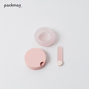 Pot à baume à lèvres en PP de 12g avec spatule – Contenant vide rechargeable pour crème, emballage cosmétique à couvercle rabattable pour masque et baume à lèvres - Product Image 6
