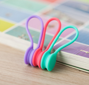 ที่เก็บสายเคเบิลแบบนุ่ม ซิลิโคนแม่เหล็กแบบใช้ซ้ำได้ - Product Image 3