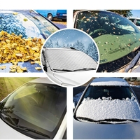 Pare-soleil de pare-brise de voiture en matériau PEVA, design pliable, protection contre les intempéries, protection hivernale, tailles personnalisées disponibles