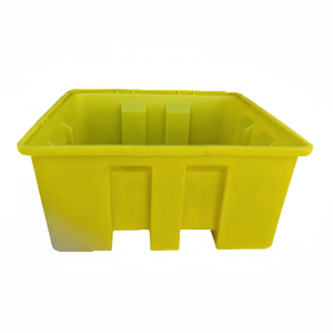 Serbatoio di raccolta in polietilene da 1000L con montante interno opzionale contenitore in acciaio IBC utilizzato - Product Image 1