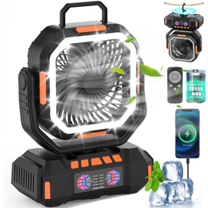 Camping Fan 40000mAh Rechargeable Portable Tent LED <b>Light</b> 4-Speed Fast Charging Power Bank Electric Car Outdoor RV - Product Image 6