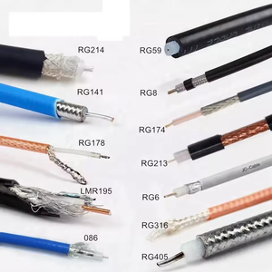 Câble coaxial Oem Rg58 50ohm Rf de haute qualité connecteur Sma mâle à Sma mâle avec gaine en PVC noir - Product Image 5