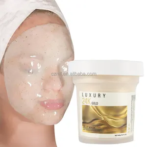 Benutzer definierte Private Label Hautpflege Bio Natural White ning Jelly Peel Off Gesichts-und Körper maske Crystal Facial Rose Jelly Mask Powder